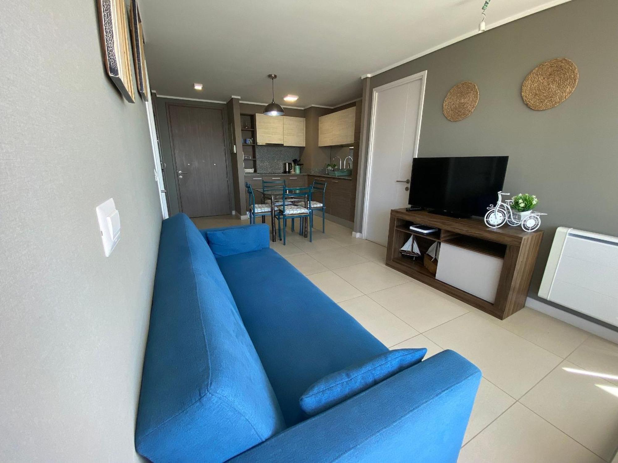 Apartamento Depto Con Vista Al Mar En Costa De Montemar.