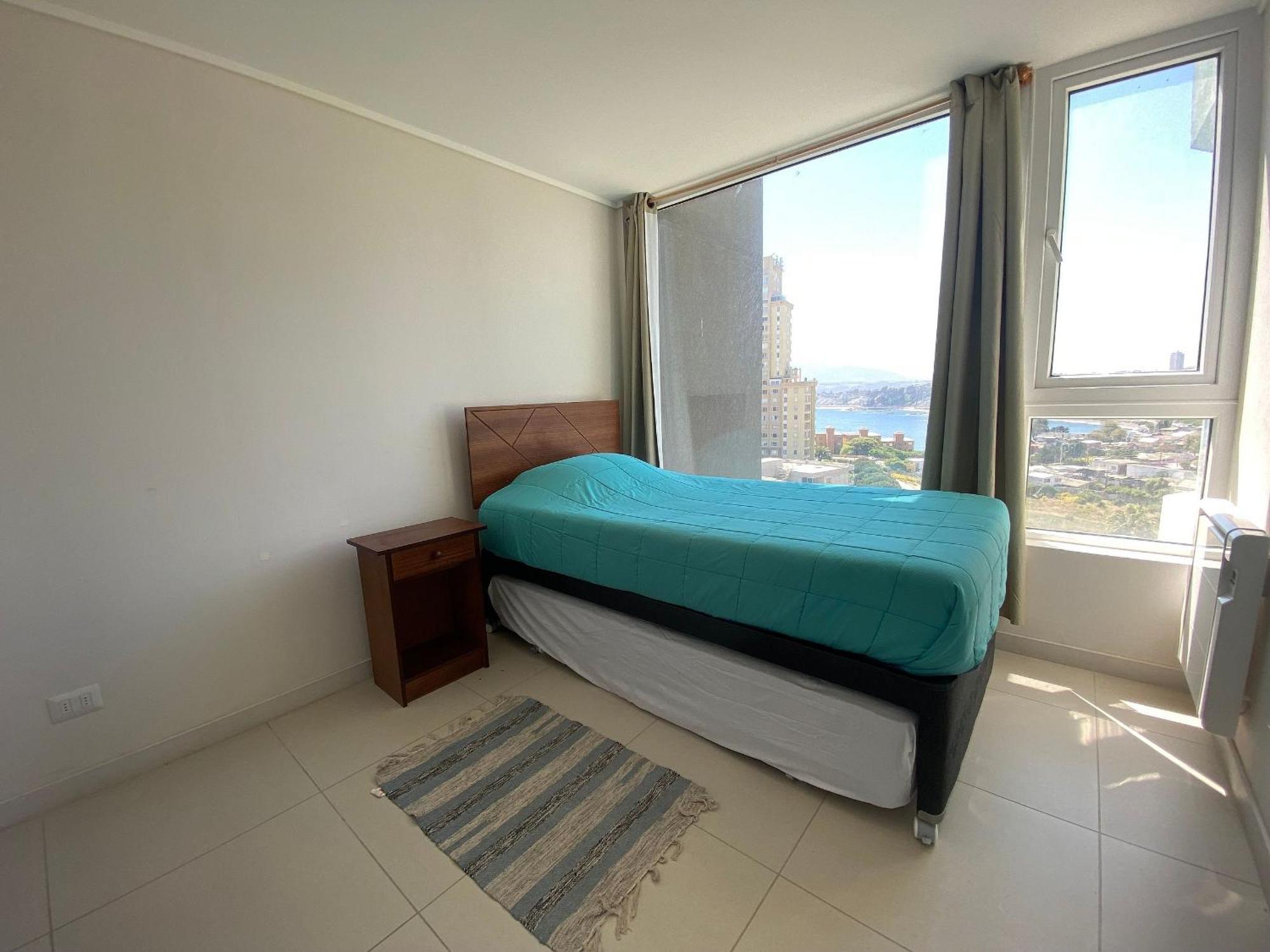 Apartamento Depto Con Vista Al Mar En Costa De Montemar. *